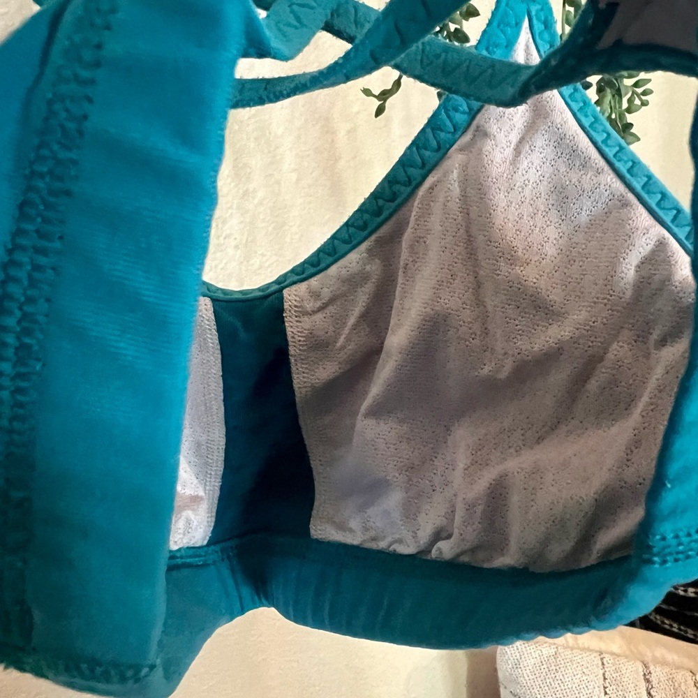 VGUC Patagonia Teal Sports Bra Size Small - Picture 12 of 16